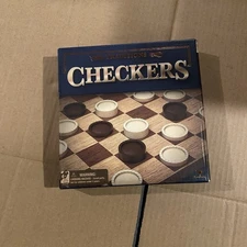 Traditions Checkers Board Game Set Classic Tabletop Games