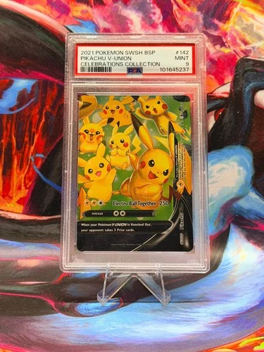 Pikachu V-Union SWSH142 SWSH: Sword & Shield Promo Cards Holo - PSA 9 MINT