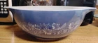 Vintage Pyrex 444 Cinderella Mixing Nesting Bowl Colonial Mist Blue 4-QT large