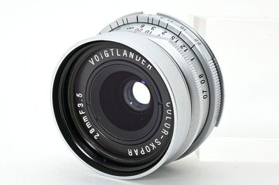 Top MINT] Voigtlander COLOR-SKOPAR 28mm F3.5 Silver From JAPAN | eBay