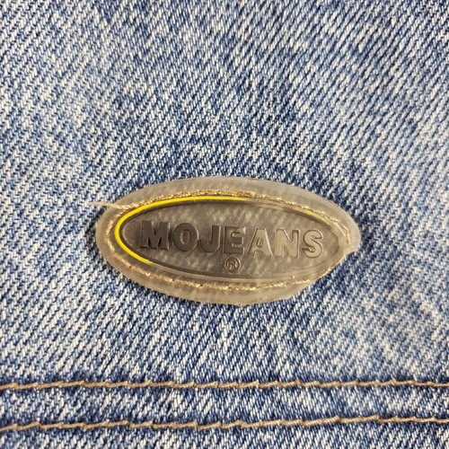 Mojeans 98-99 Maurice Malone Mens Shorts Size 40 Blue Denim Cotton Retro Vintage - Imagen 11 de 12