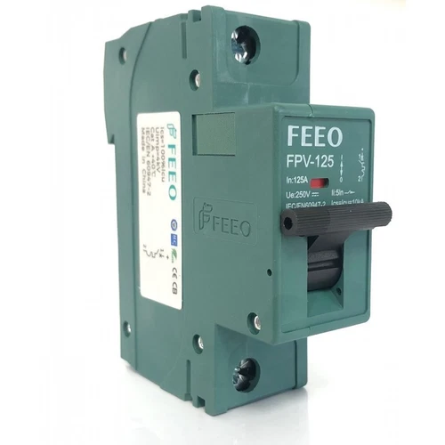 Thermomagnet Gleichstrom FEEO FPV-125 1P (1-polig) 125A 250VDC