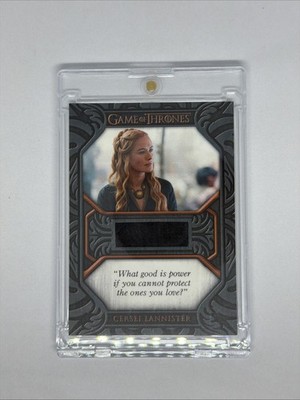 Game Of Thrones Iron Anniversary 2 Relic Quote Cersei Lannister POWER   