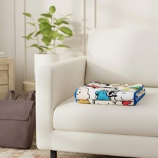 Ultra Soft Peanuts Throw Blanket Featuring Snoopy Friends - Lightweight 40x50