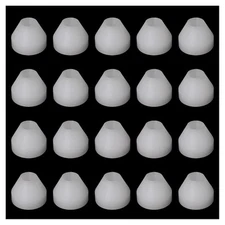 20PCS White Woodworking Project Kits Pen Bushings Non-Stick Pen Bushing for F...