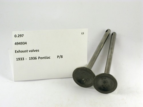 1933-1936 Pontiac NOS Straight 8 exhaust valves 494934 - Picture 2 of 3