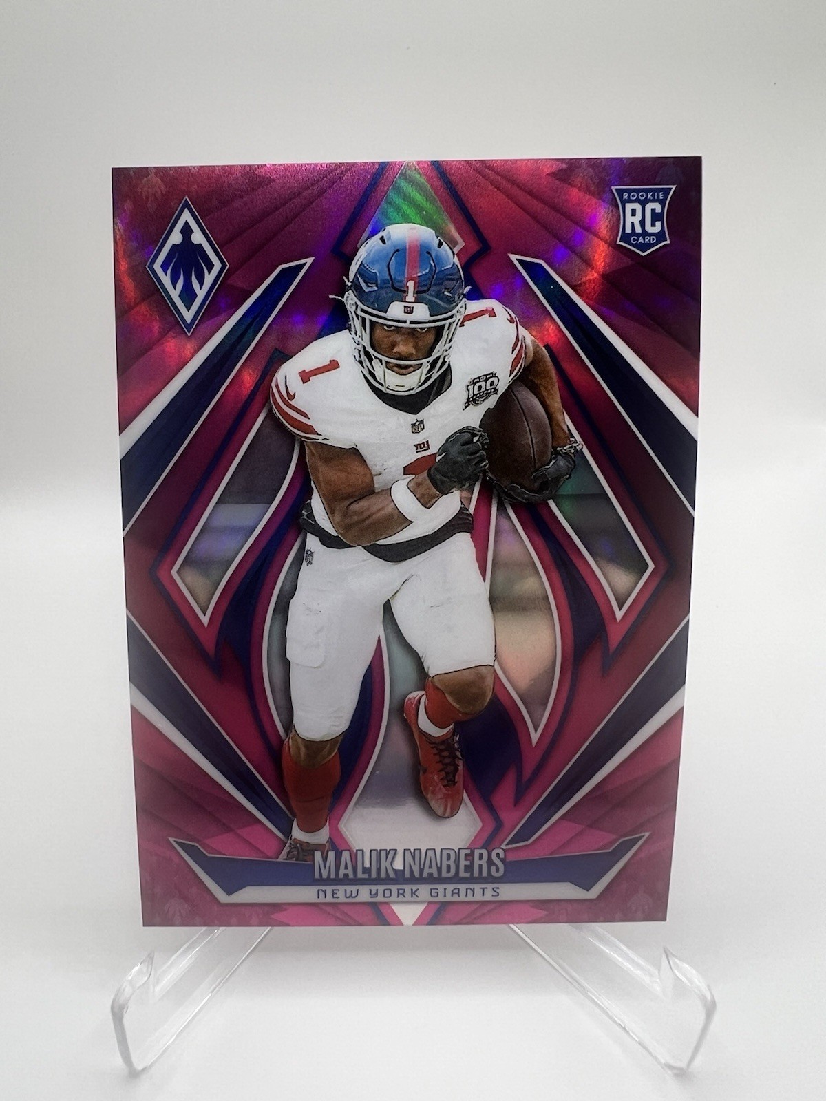 2024 Panini Phoenix - Rookies Malik Nabers #221 Pink /40 (RC)