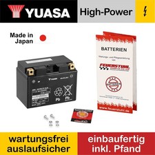 Triumph Tiger 1200 XCX, 2018-2021, batteria YUASA senza manutenzione (incluso deposito 7,50)