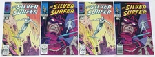 Silver Surfer Mini Series Set of 2 VF/NM #1 Newsstand Stan Lee & Moebius 1988