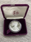 1989 Walking Liberty $1 Dollar Coin American Silver Eagle Fine 99% Silver & Case