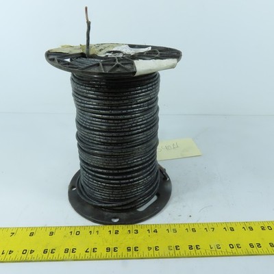 General Cable 10 AWG THHN THWN-2 Solid Electrical Wire Black 400'