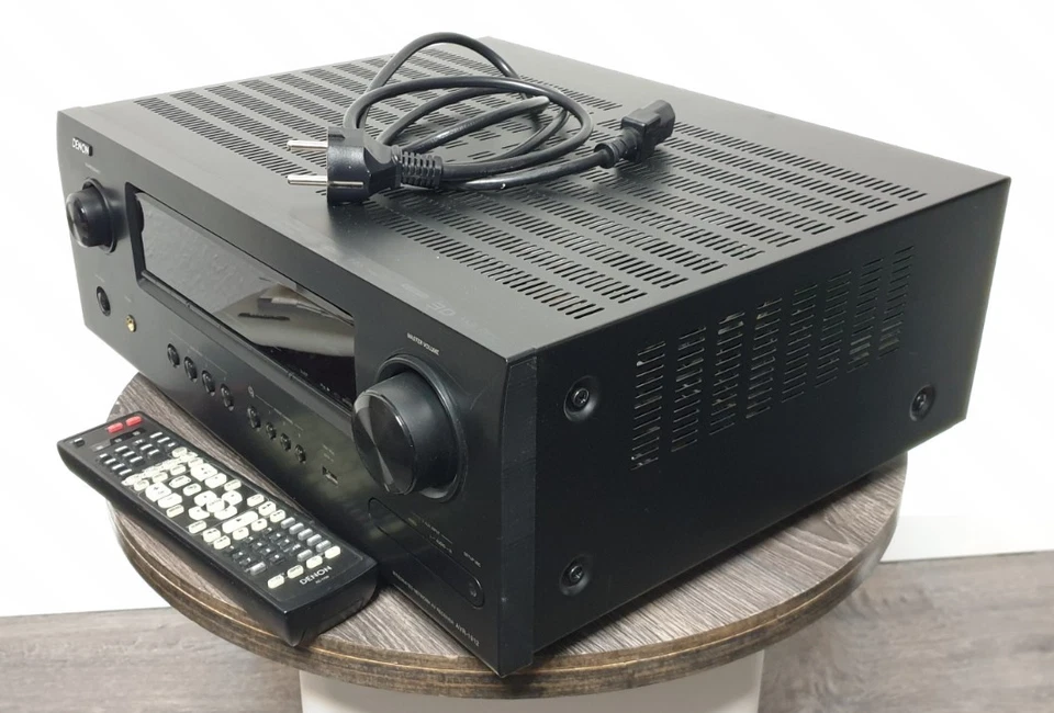 7.1 Kanal Heimkino Receiver DENON AVR-1912 mit HDMI und Fernbedienung 460W - Bild 3 von 4