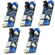 5PCS DC-DC 24V/12V to 5V 5A Voltage Step Down Buck Converter Power Supply Module