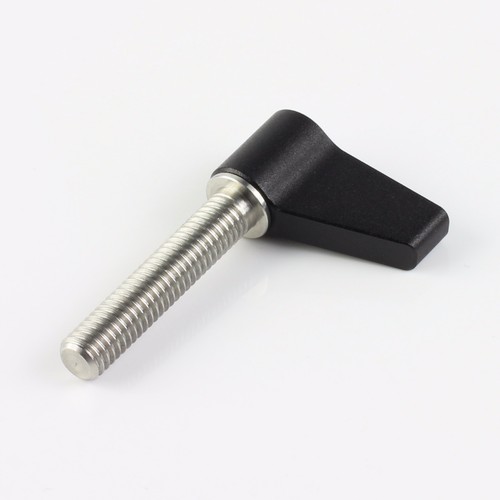M6 30mm Long Wingnut Ratcheting Thumb Screw Knob fr Camera Rig Gear Machine Part - Picture 3 of 6