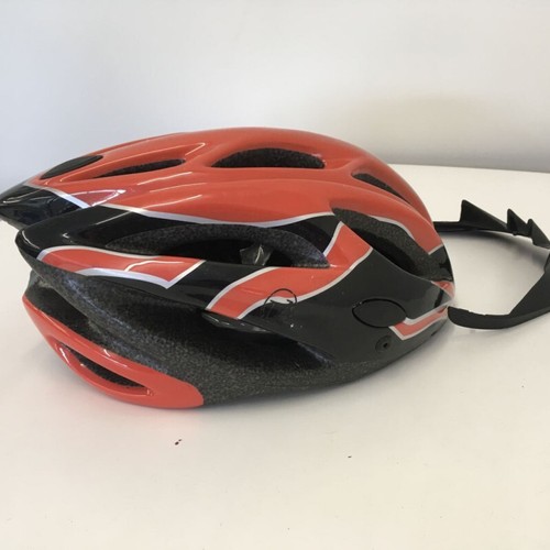 LA Sports Pro Orange Black Helmet Unisize - Picture 4 of 6