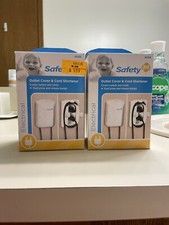 Safety 1st Outlet Cover With Cord Shortener Open Box Lot Of 2