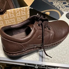 Propet Villager Lace Up  Mens Brown Grain Casual Shoes M4070