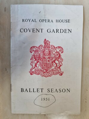 1951 Royal Opera House THE RAKE'S PROGRESS / BALLET IMPERIAL / TIRESIAS