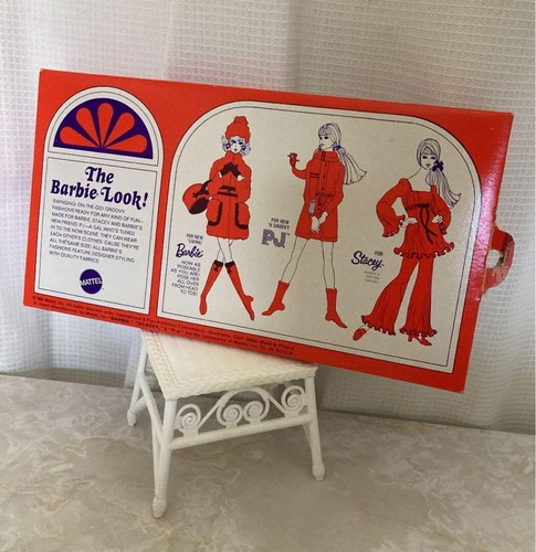 Vintage Barbie Puppe Mod LILA KLEID Bubbles N Stiefel Outfit #3421 HTF Kleidung JP - Bild 2 von 8