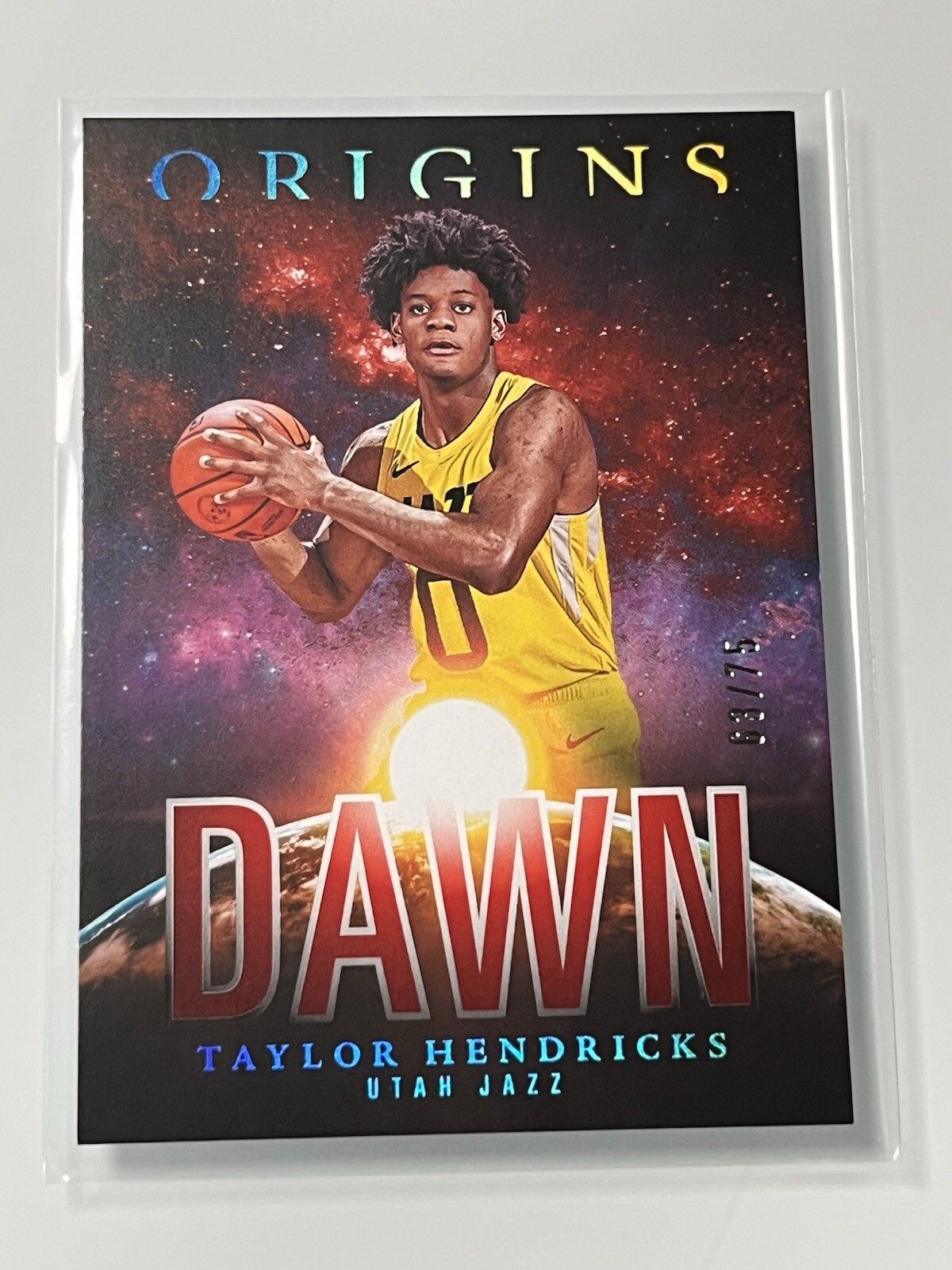 2023-24 Panini Origins Dawn Red /75 Taylor Hendricks #5 Rookie RC