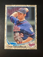 2013 Topps Camo #590 Liam Hendriks #'d 53/99 Twins