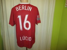 Hertha BSC Berlin Nike Spieler/Matchworn Trikot 2007/08 "DB" + Nr.16 Lúcio Gr.L