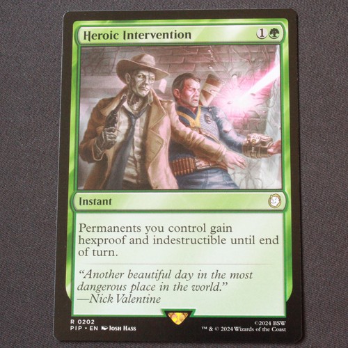 Heroic Intervention 202 MTG Universes Beyond: Fallout (PIP) Rare NM