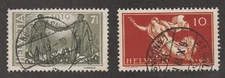 *KAPPYSSTAMPS 11718-111 SWITZERLAND SCOTT 190 191 USED 