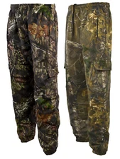Mens Jungle Army Fishing  Cargo Combat Jogging Elasticated Bottoms Trousers   