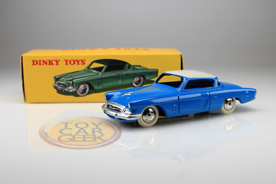 Dinky Toys F N°24Y – Studebaker Commander – Orange – Échelle 1:43 – Repeint Avec Boîte