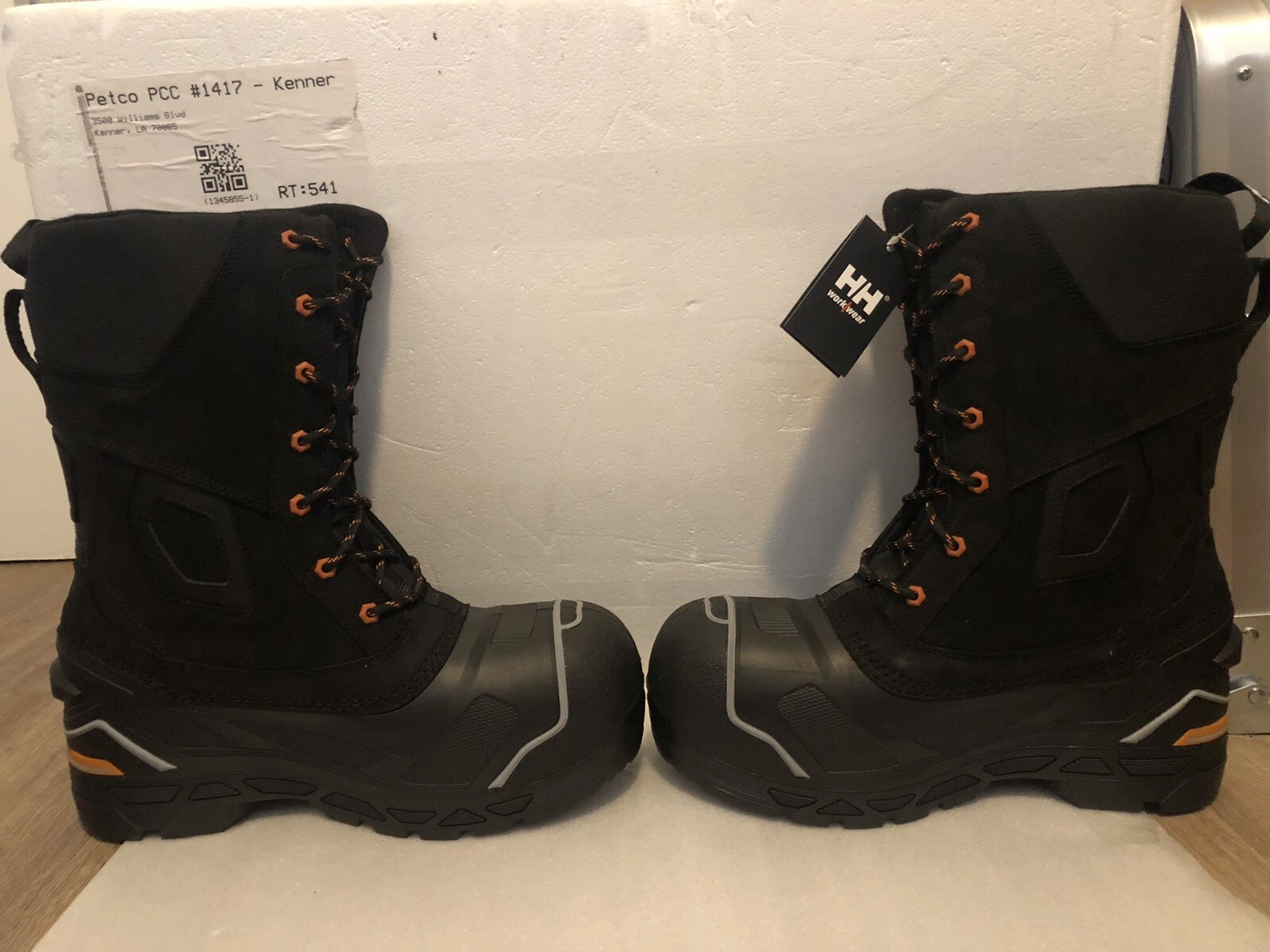 Helly Hansen DENALI PACK Black COMPOSITE TOE Insulated HHF209001 Boots- Sz:9 NEW