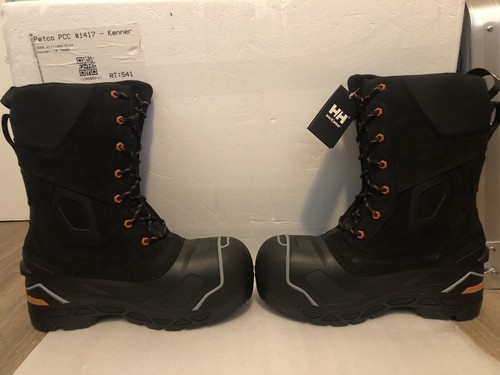 Helly Hansen DENALI PACK Black COMPOSITE TOE Insulated HHF209001 Boots- Sz:9 NEW