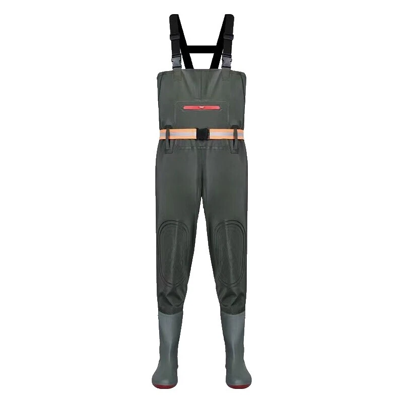 Waders Preston Innovations Heavy Duty Chest Waders – Néoprène Renforcé Gris, Toutes Tailles