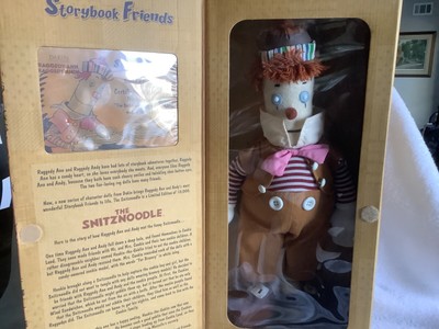 Dakin SNITZNOODLE Doll Limited Edition Raggedy Ann-Andy Stories New