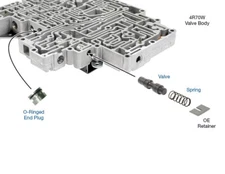 Sonnax 76948-14K Solenoid Regulator Valve Kit AODE 4R70W 4R75 Trans Valve Body