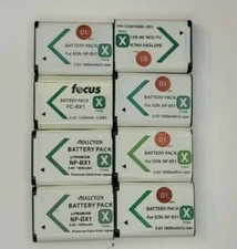 (8 PCS) Mixed Brands NP-BX1 X Type Camera Battery For SONY