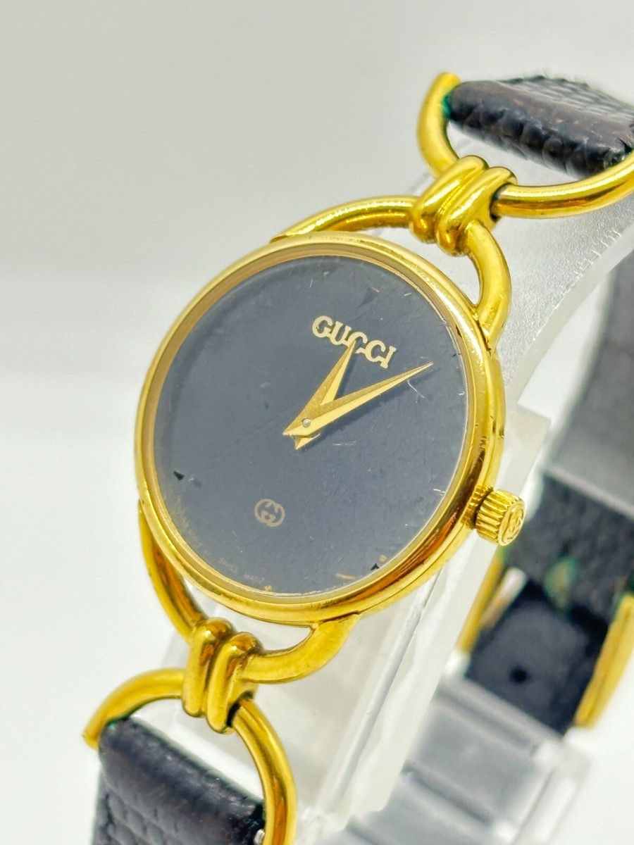 GUCCI 6000L Quartz Case size 23mm for Woman Vintage Watch Used
