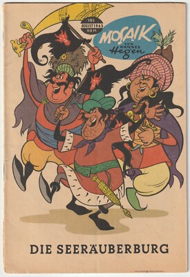   MOSAIK #105 Die Seeräuberburg, Junge Welt 1965 COMICHEFT Z2