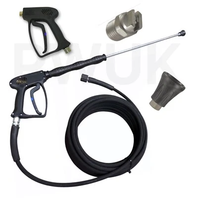 KARCHER SUTTNER NILFISK HONDA EHRLE EVOLUTION KRANZLE MAC COMET 10M KARCHER PROFESSIONAL STEAM CLEANER 250 BAR HOSE TRIGGER GUN LANCE NOZZLE SET
