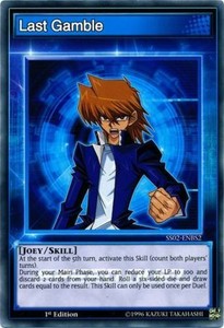 Last Gamble - SS02-ENBS2 - Common - 1st Edition x3 - Near Mint
