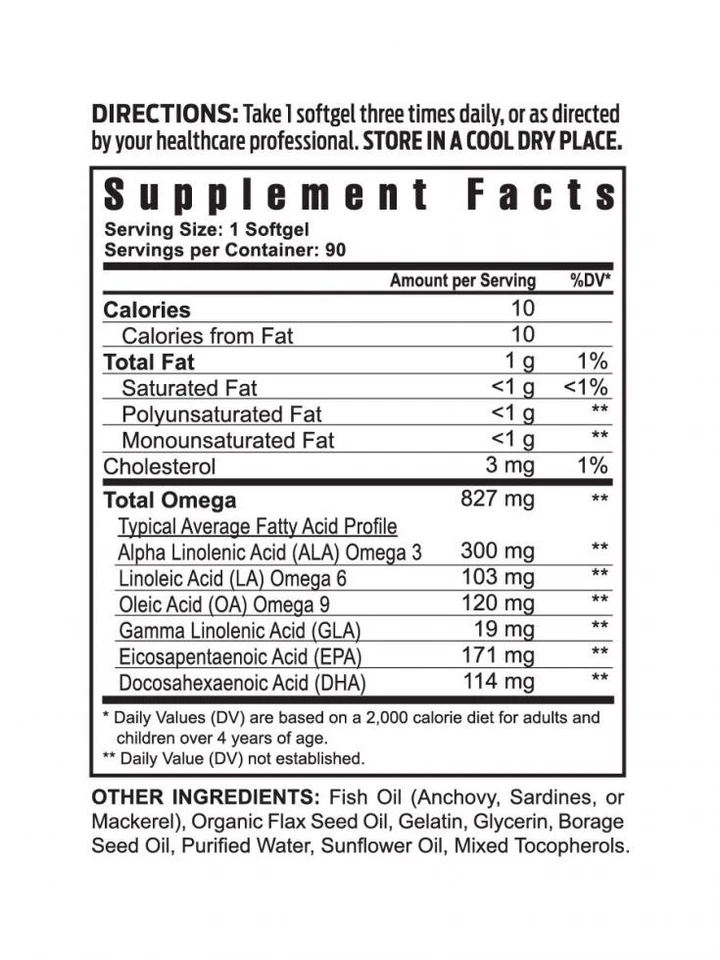 Youngevity Ultimate EFA Plus 90 Soft Gels (4 PACK) | Omega & Heart Support - Изображение 2 из 2