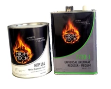 HIGH TECK HFP161 GM 800J White Diamond Pearl Basecoat Paint & Medium Reducer
