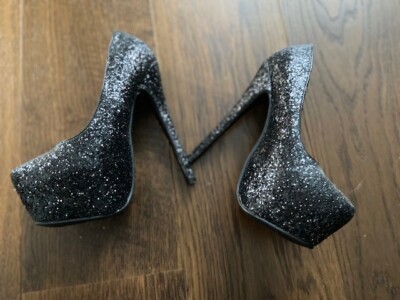 Small Swan High Heels Pumps Mules Leder Sky Sandalen GoGO Party Schuhe Liebhaber