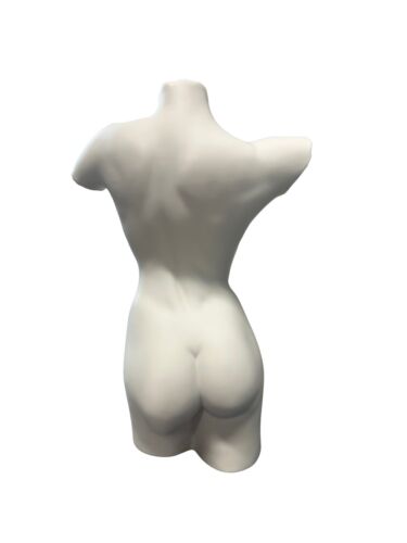 Einhorn Studio nackte weibliche Oberkörperskulptur 8,5" lang armlos geflochten - Bild 3 von 13