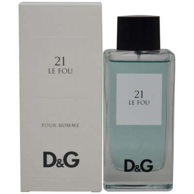 Dolce & Gabbana D&G Le Fou 21 Eau de Toilette Spray For Men 3.3 Oz Regular