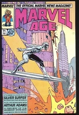 Marvel Age #71 (1988) Cover Art By Moebius, Silver Surfer NM-