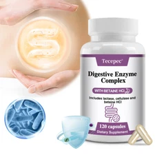 Digestive enzyme complex to relieve constipation and bloating