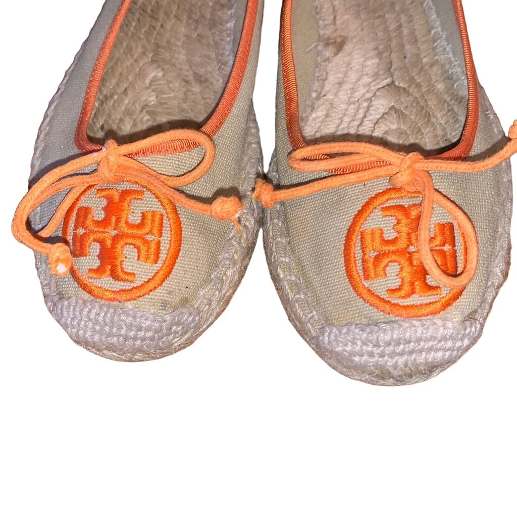 Tory burch orange clearance espadrilles