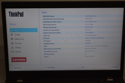 Lenovo ThinkPad L15 Gen 1 15.6