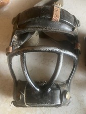 Vintage Umpire Metal Leather Mask 
